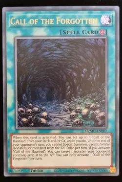 Yu-Gi-Oh! MZMU-EN007 - Call of the Forgotten - 1st edition - Ultra Rare - Image 1