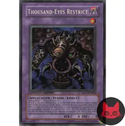 Yugioh Thousand-Eyes Restrict MC1-EN004 Secret Rare Limited Edition MP - Image 1