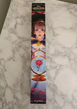 Disney Lorcana Shimmering Skies Belle Playmat Beauty and the Beast FREE SHIP NEW - Image 2