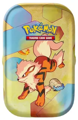 Pokemon Trading Card Game Scarlet and Violet 151 Mini Tin - Arcanine Art Work - Image 3