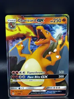 Charizard GX 9/68 Hidden Fates Holo Pokemon Card Near Mint - Image 1