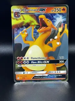 Charizard GX 9/68 Hidden Fates Holo Pokemon Card Near Mint - Image 3