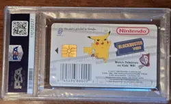 1999 GEMPLUS NINTENDO POKEMON SNAP SMART CARDS BLOCKBUSTER VIDEO BULBASAUR PSA 9 - Image 5