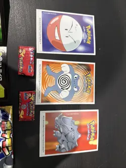 Pokemon Lot - Lotte Wafer, Boomer Dunkin Gum Sticker Card, Japanese Sticker Book - Image 4