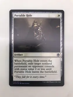Portable Hole Foil MTG Magic the Gathering Card NM Near Mint Forgotten Realm AFR - Image 1
