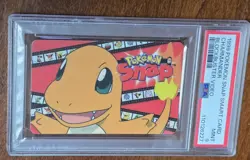 PSA 9 Charmander 1999 Blockbuster Video 5¼" Case Pokemon Snap Smart Card - Image 1