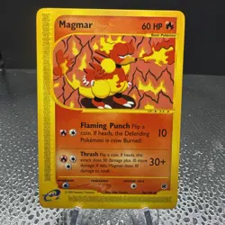 Pokemon Card - Magmar 86/165 Non-Holo Rare Expedition E-Reader TCG - Image 1