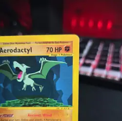 Pokemon Card - Aerodactyl Skyridge 1/144 Non Holo LP - Image 3