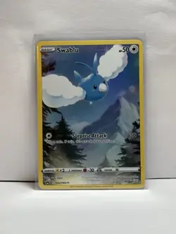 Pokemon TCG Swablu Crown Zenith: Galarian Gallery Holo Ultra Rare Card GG27/GG70 - Image 1