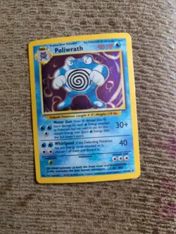 Pokemon TCG Poliwrath Base Set Holo Rare Card 13/102 Base Set (NM) - Image 4