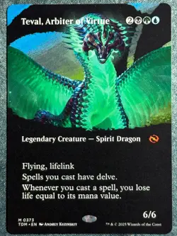 Teval Arbiter of Virtue Takir Dragonstorm MTG Magic the Gathering 2025 - Image 1