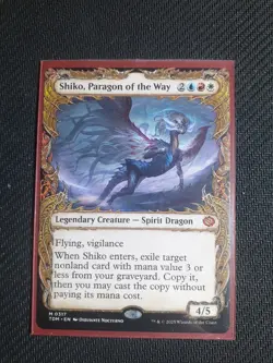 MTG - Shiko Paragon of the Way | Showcase Frame | Tarkir Dragonstorm | Mythic NM - Image 1