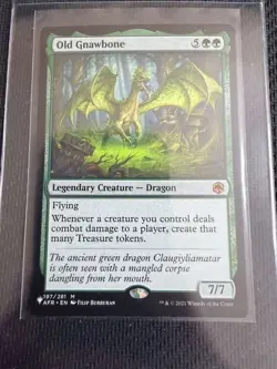1x MTG Old Gnawbone - Adventures in the Forgotten Realms (AFR) #197 - Magic - Image 4