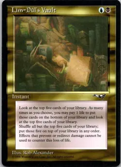 MTG Magic The Gathering Lim-Dul's Vault Alliances Played See Scan C - Image 1
