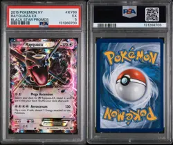 2015 POKEMON BLACK STAR PROMO RAYQUAZA #XY69 PSA 5 EX - Image 1