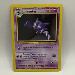 Pokemon TCG Haunter Base Set 2 43/130 Regular Uncommon Collectible Card HP - Image 1