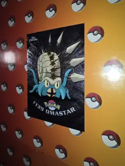 2000 Pokemon Chrome Topps #139 Omastar NM Condition - Image 1