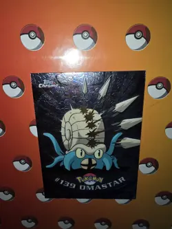 2000 Pokemon Chrome Topps #139 Omastar NM Condition - Image 2