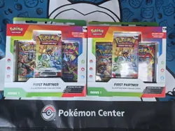 Pokemon TCG First Partner Illustration Collection Series 1 Box X2 - Image 1