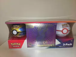Costco Pokemon Scarlet and Violet ETB 3 Pack (Miraidon) - Image 1