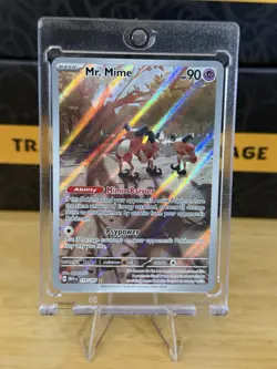 2023 Pokemon Scarlet & Violet 151 Illustration Mr. Mime #179/165 - Image 1
