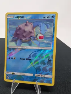 POKEMON LAPRAS 17/68 REVERSE HOLO RARE HIDDEN FATES NM NEAR MINT - Image 1