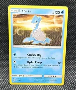 POKEMON LAPRAS 31/181 RARE SUN & MOON TEAM UP NM - Image 1