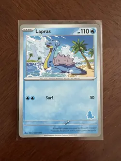 Pokemon Lapras Squirtle Stamped My First Battle Kit NEAR MINT NM - Image 1