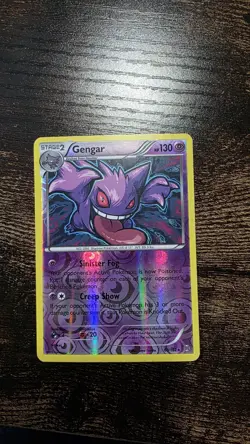 2015 Pokemon XY BREAKthrough Gengar Reverse Holo #60/162 - Image 1