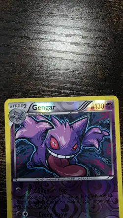 2015 Pokemon XY BREAKthrough Gengar Reverse Holo #60/162 - Image 2