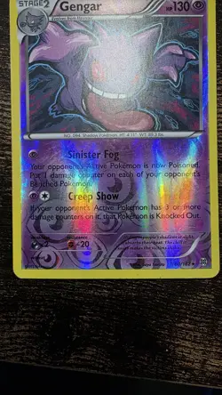 2015 Pokemon XY BREAKthrough Gengar Reverse Holo #60/162 - Image 3