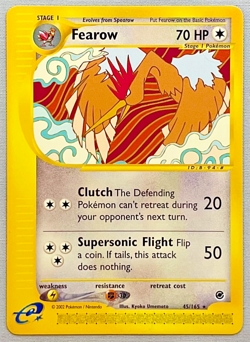 Pokemon Fearow #45/165 Non-Holo Rare - 2002 Expedition Base Set - NM to Mint! - Image 1