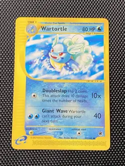 Pokemon TCG Expedition Wartortle 92/165 Regular Uncommon Non-Holo 2002 LP/NM - Image 1