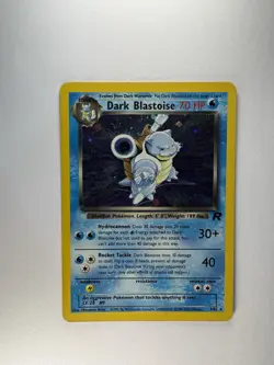 Pokemon Dark Blastoise Team Rocket Holo Rare 3/82 70 HP Unlimited English - Image 1