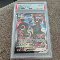 2022 POKEMON SWORD & SHIELD BRILLIANT STARS #TG23 FULL ART/UMBREON VMAX PSA 8 - Image 1