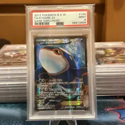2012 Pokemon Black & White Dark Explorers #104 FA Kyogre EX PSA 9 MINT - Image 1