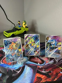 Pokemon 2026 First Partners Illustration Collection Promo Set - Sinnoh Starters - Image 1