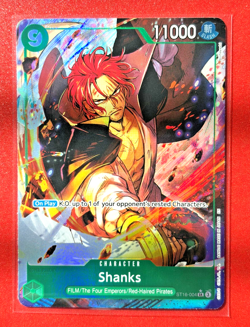 SHANKS - One Piece ST16-004 - (Alt Art) Super Rare SR - Premium Booster Vol. 2 - Image 2