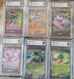 24 ENGLISH POKEMON CARD BUNDLE - DOUBLE RARE/ULTRA ETC - RKT GRADED - Image 2