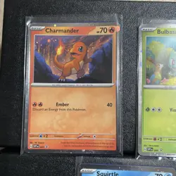 151 Promo Card Bundle: Bulbasaur, Charmander, Squirtle - SVP046 SVP047 SVP048 NM - Image 2