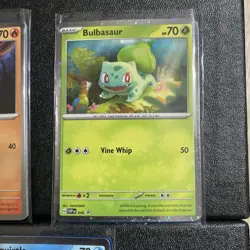 151 Promo Card Bundle: Bulbasaur, Charmander, Squirtle - SVP046 SVP047 SVP048 NM - Image 3