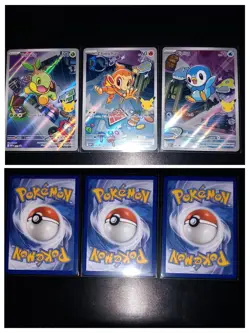 2025 Pokemon First Partner Pack Turtwig, Chimchar, Piplup Cards #40 #41 #42 🔥🔥 - Image 3