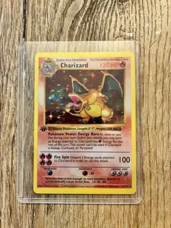 Charizard 004/102 Base Set (Shadowless) Holo Collectible Pokemon Card - Image 1