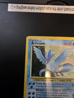 Pokemon Articuno Fossil Holo Rare Unlimited Card 2/62 English LP- - Image 4