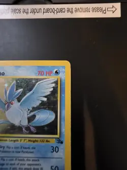 Pokemon Articuno Fossil Holo Rare Unlimited Card 2/62 English LP- - Image 5