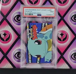 Pokemon Snap Smart Card Squirtle PSA 9 Blockbuster Video Ships Fast!!! - Image 1