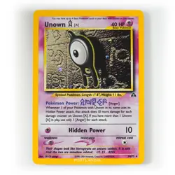 Pokemon - Unown A Holo - 14/75 - Neo Discovery - Rare Card - LP - Image 1