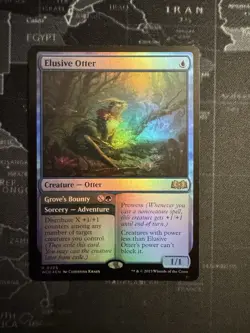 Elusive Otter - FOIL - Wilds of Eldraine - 225 NM - Image 1