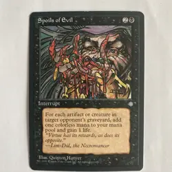 Spoils of Evil - Ice Age - Magic The Gathering NM/M (Never Played) - Image 1