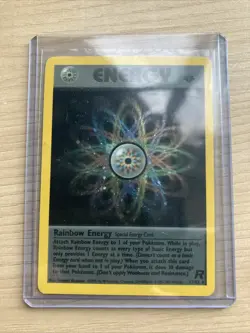 Pokemon TCG Rainbow Energy 1st Edition Holo Card #17/82 Swirl - Image 1